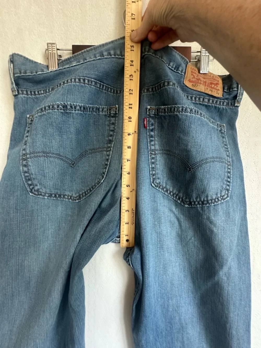 Levi's Men's 527 Medium Blue Straight-Leg Jeans Sz 36 x 34